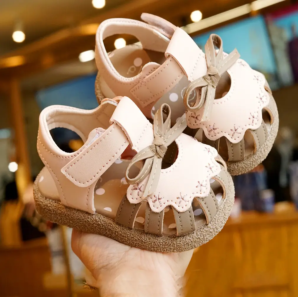 Toddler Sandals for Girls 1-2 Years Soft Sole Non-Slip