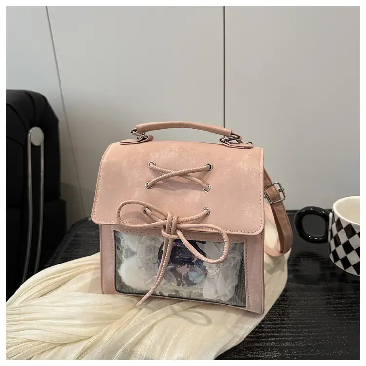 Women's Bowknot Shoulder Bag Silver Transparent 2026 — feature 16