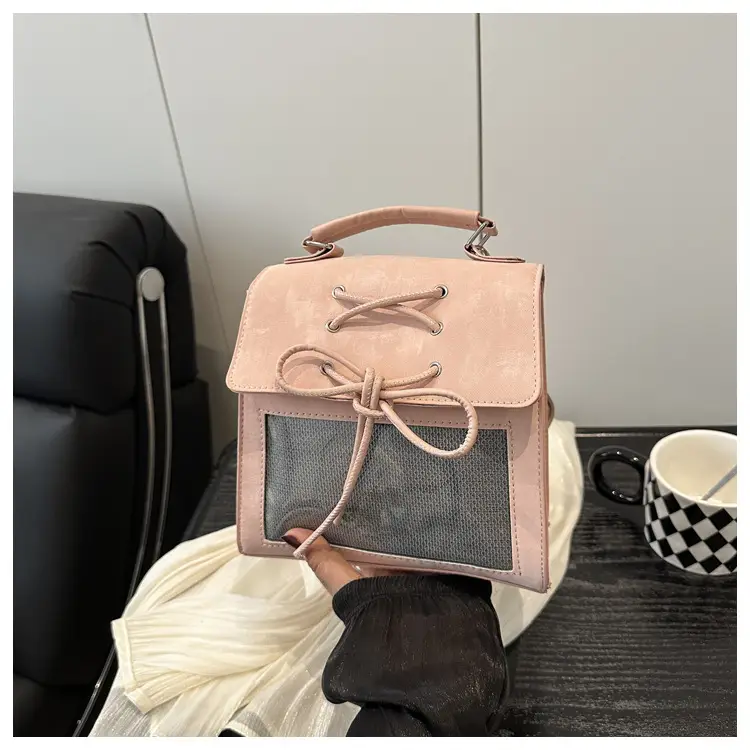 Women's Bowknot Shoulder Bag Silver Transparent 2026 — feature 17