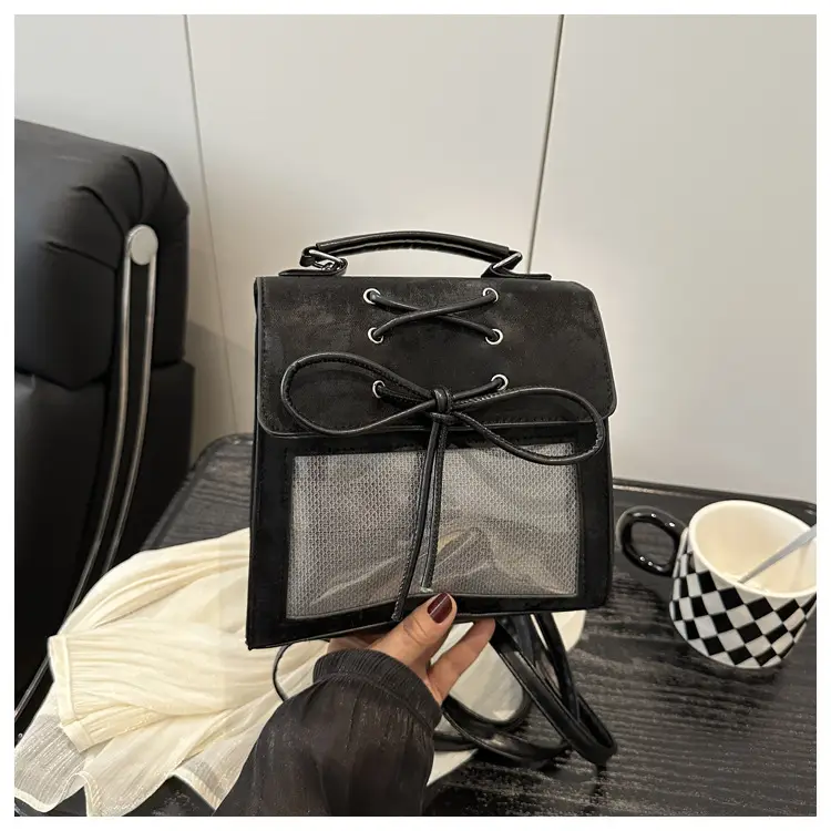 Women's Bowknot Shoulder Bag Silver Transparent 2026 — feature 21