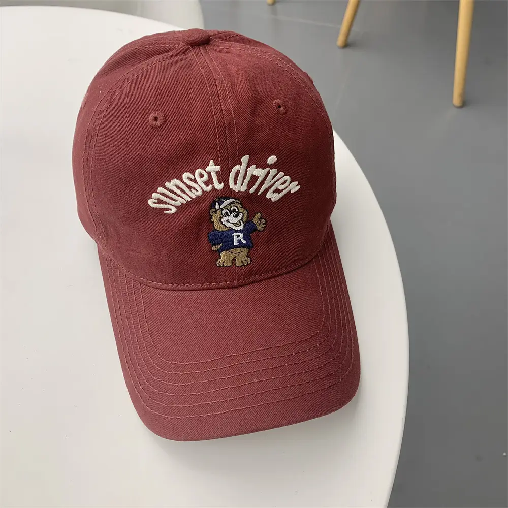 Women Vintage Bear Cap Wide Brim Korean Style — feature 10