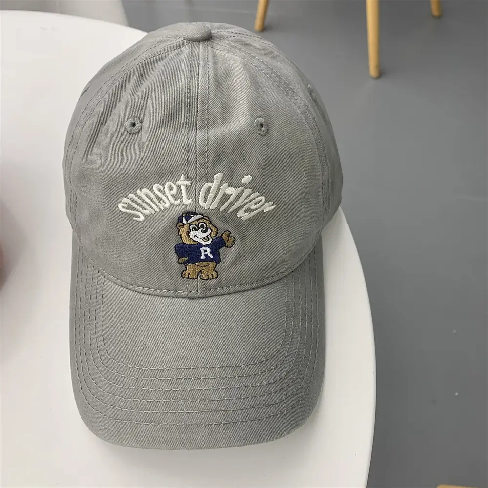 Women Vintage Bear Cap Wide Brim Korean Style — feature 8