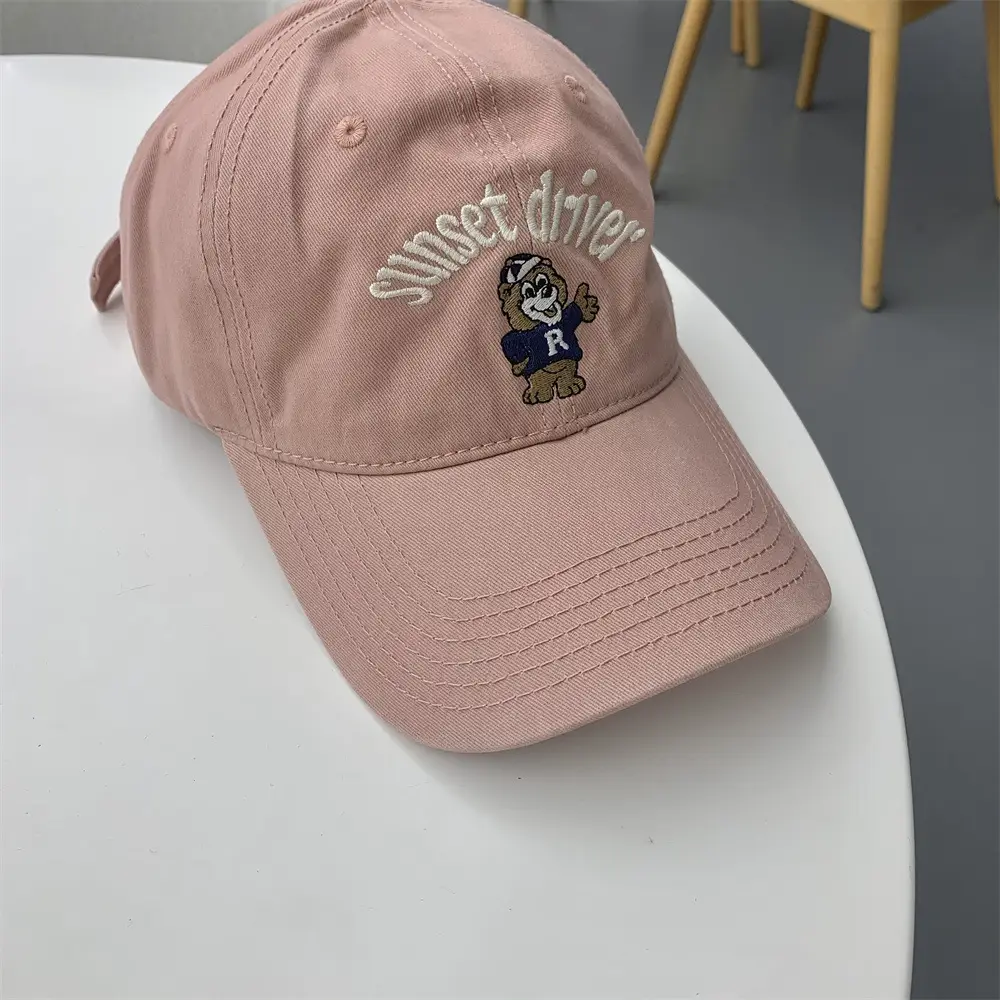 Women Vintage Bear Cap Wide Brim Korean Style — feature 9