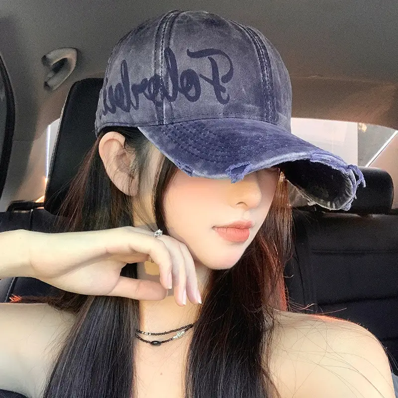 Women Distressed Cowboy Hat Washable 2025 - Image 8
