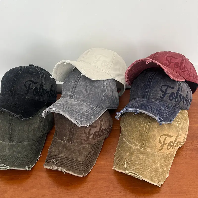 Women Distressed Cowboy Hat Washable 2025 - Image 9