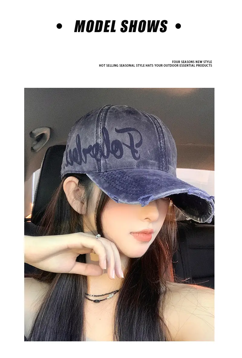Women Distressed Cowboy Hat Washable 2025 — feature 3