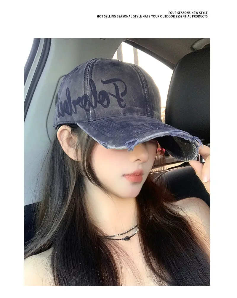 Women Distressed Cowboy Hat Washable 2025 — feature 4