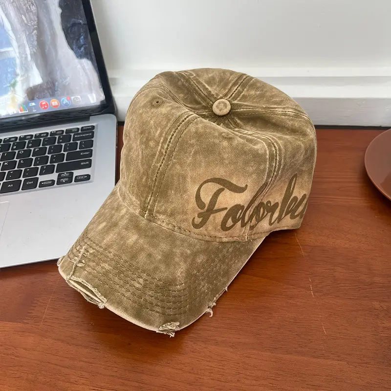 Women Distressed Cowboy Hat Washable 2025 - Image 4