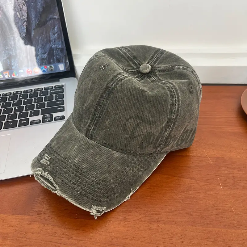 Women Distressed Cowboy Hat Washable 2025 - Image 5