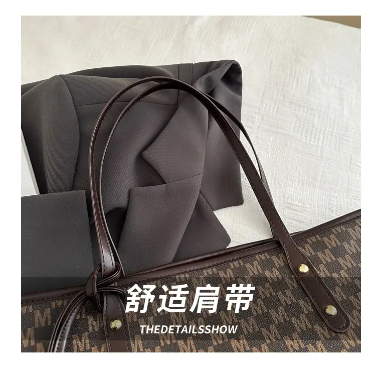 Large Capacity Printed Tote Bag with Matching Wallet — feature 7