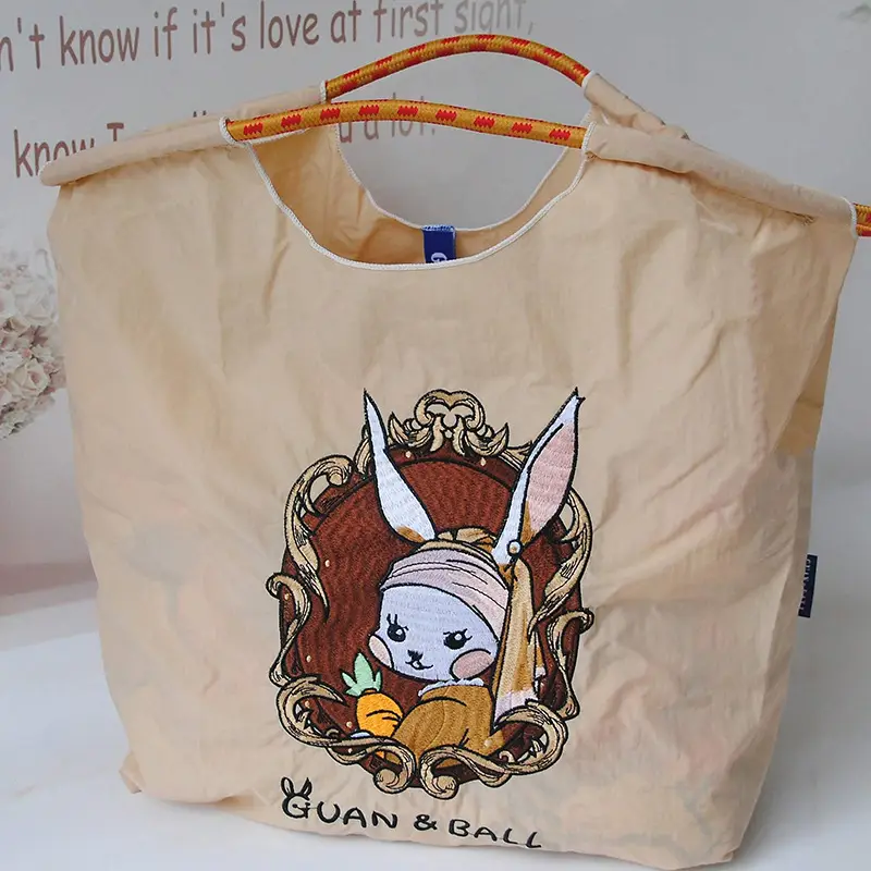 New Niche Cartoon Beauty Rabbit Shoulder Crossbody Bag Large Capacity for Women - Image 4