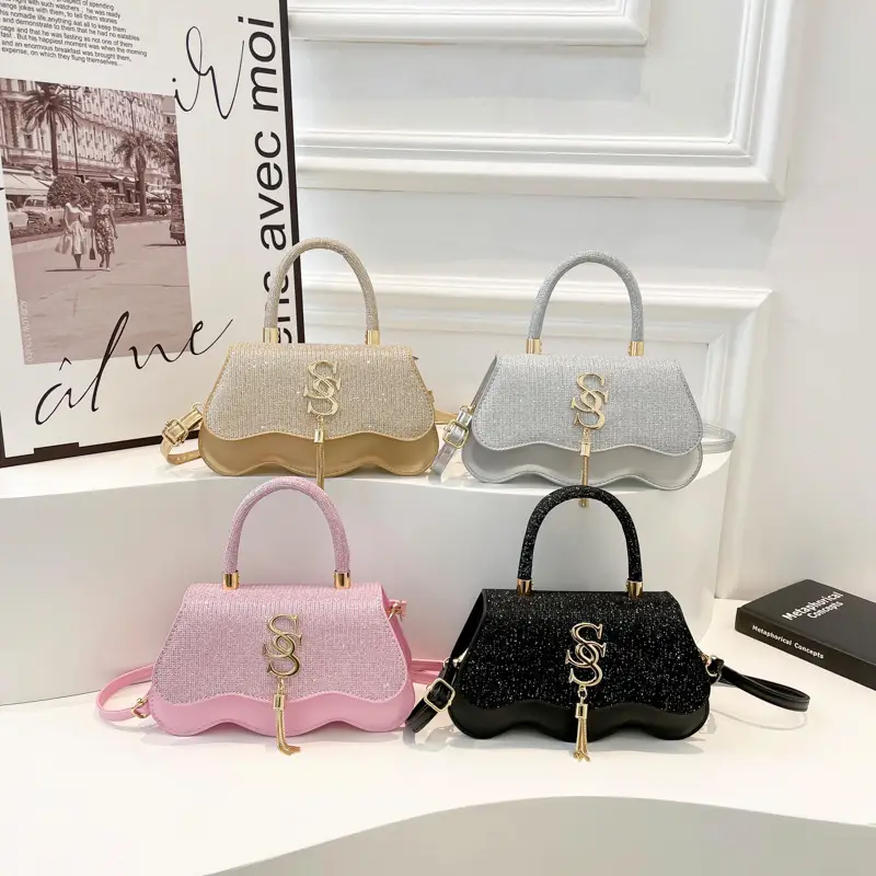 2025 Light Luxury Sequins Crossbody Bag