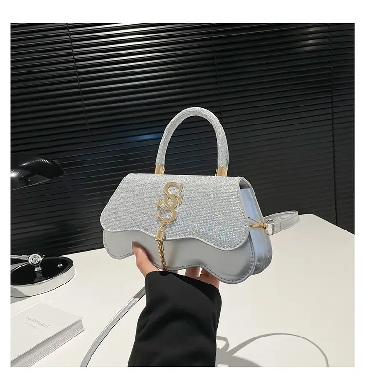 2025 Light Luxury Sequins Crossbody Bag