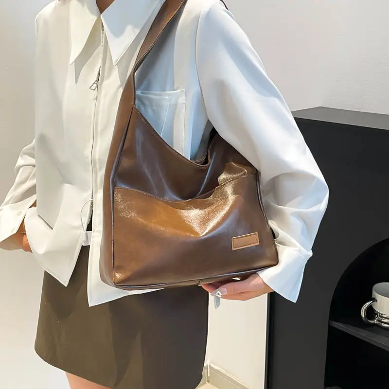 Women's Retro Tote Bag Large Capacity Korean Style - Image 7