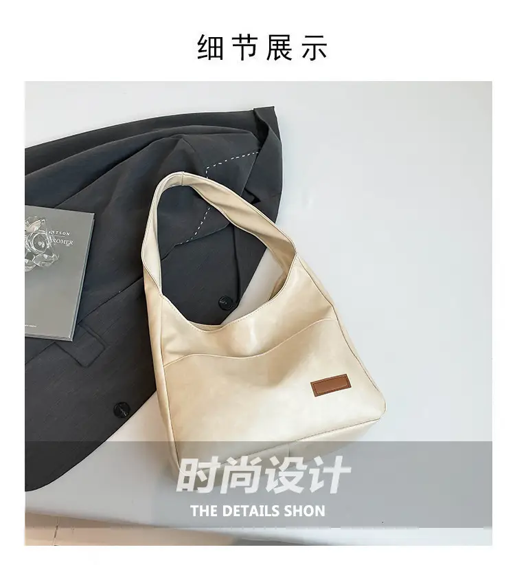 Women's Retro Tote Bag Large Capacity Korean Style — feature 4