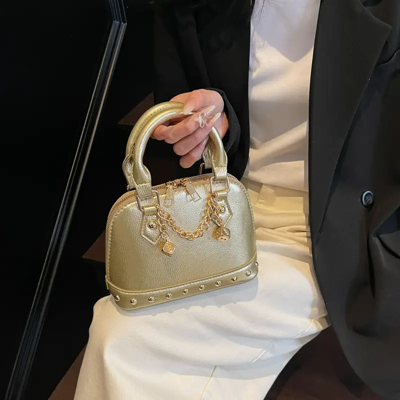 Silver Chain Satchel Bag for Women 2025 Spring - Image 7