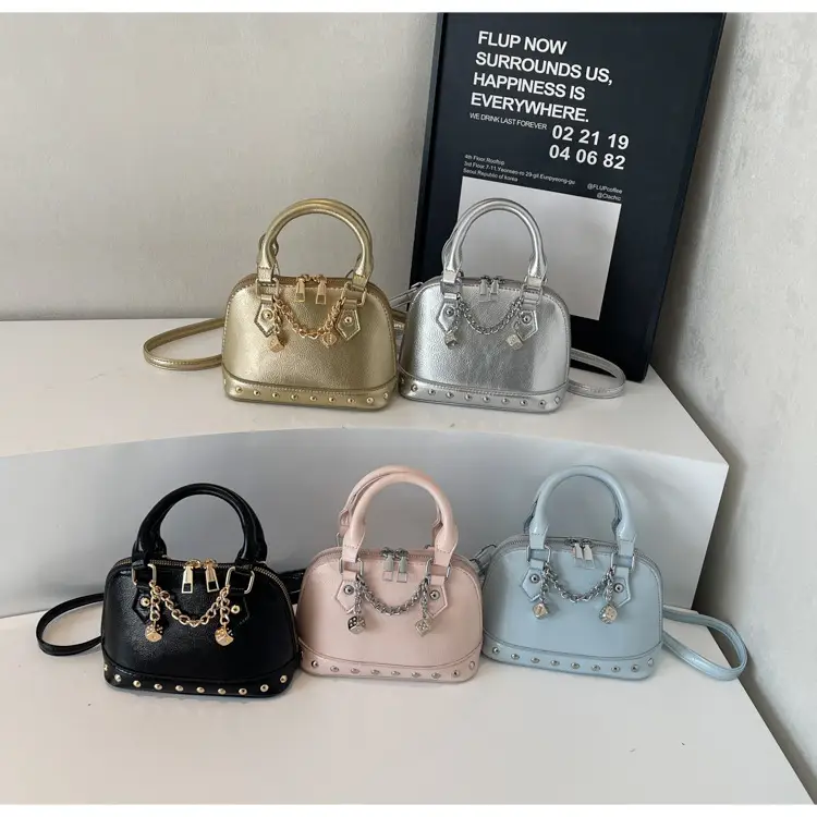 Silver Chain Satchel Bag for Women 2025 Spring — feature 16