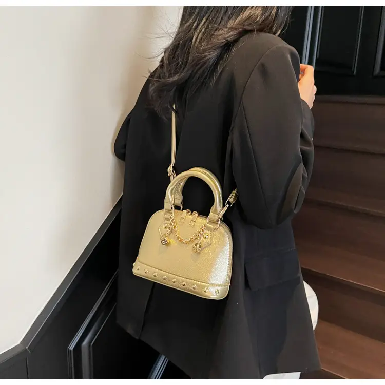 Silver Chain Satchel Bag for Women 2025 Spring — feature 25