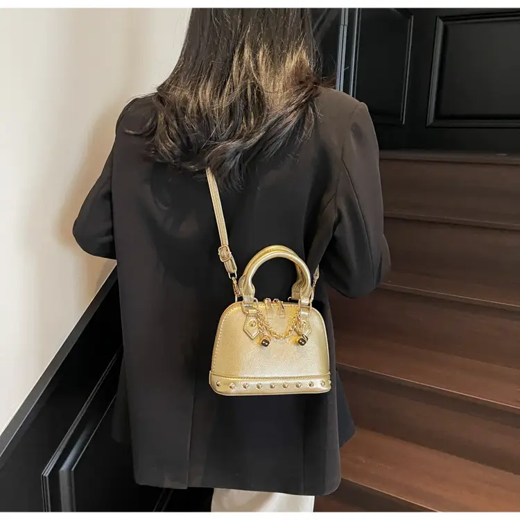 Silver Chain Satchel Bag for Women 2025 Spring — feature 26