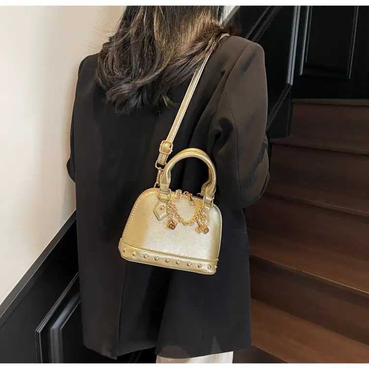 Silver Chain Satchel Bag for Women 2025 Spring — feature 27