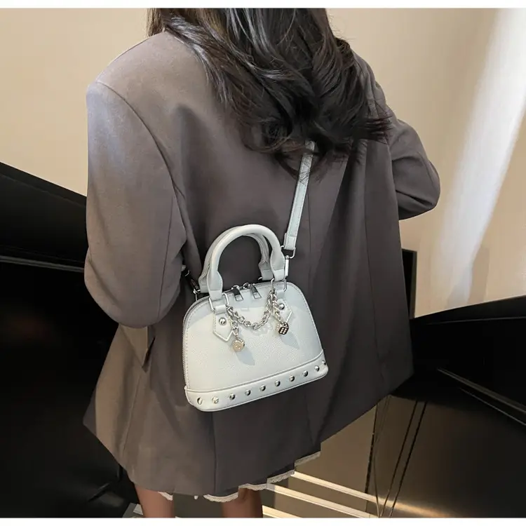 Silver Chain Satchel Bag for Women 2025 Spring — feature 33