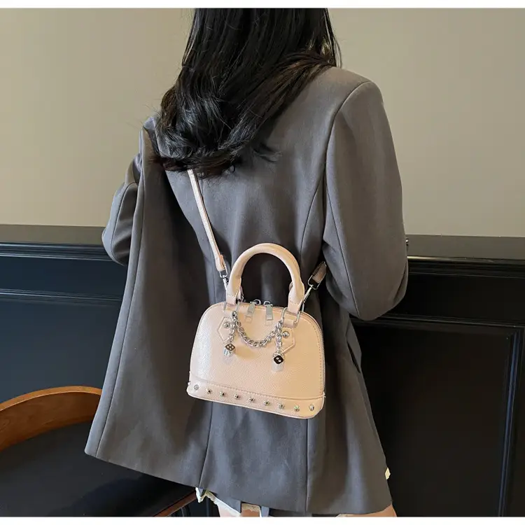 Silver Chain Satchel Bag for Women 2025 Spring — feature 35