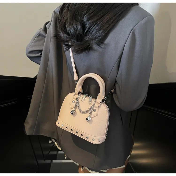 Silver Chain Satchel Bag for Women 2025 Spring — feature 36