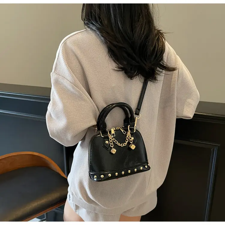 Silver Chain Satchel Bag for Women 2025 Spring — feature 42