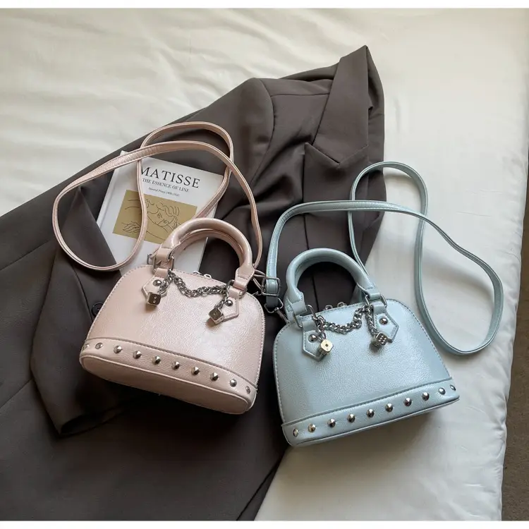 Silver Chain Satchel Bag for Women 2025 Spring — feature 50
