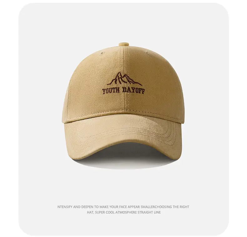 Red Mountain Peak Embroidered Baseball Cap for Kids Spring Summer 2025 — feature 13