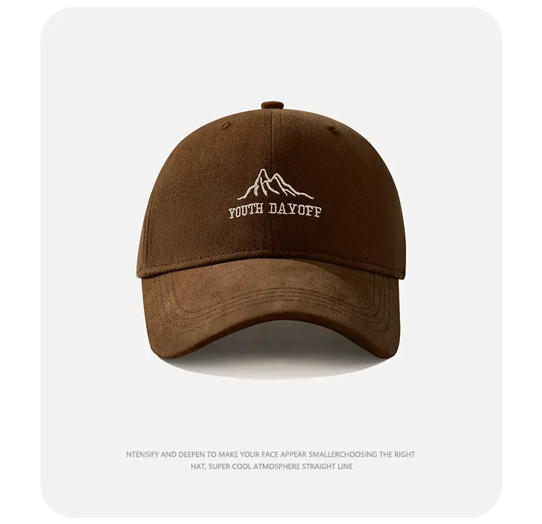 Red Mountain Peak Embroidered Baseball Cap for Kids Spring Summer 2025 — feature 14