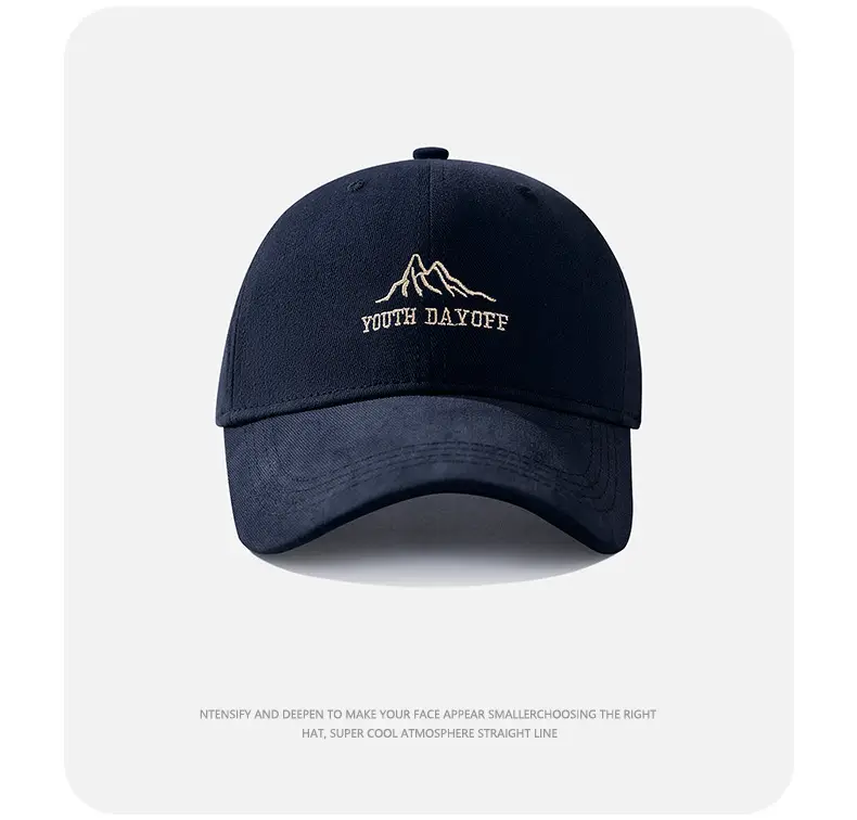 Red Mountain Peak Embroidered Baseball Cap for Kids Spring Summer 2025 — feature 16