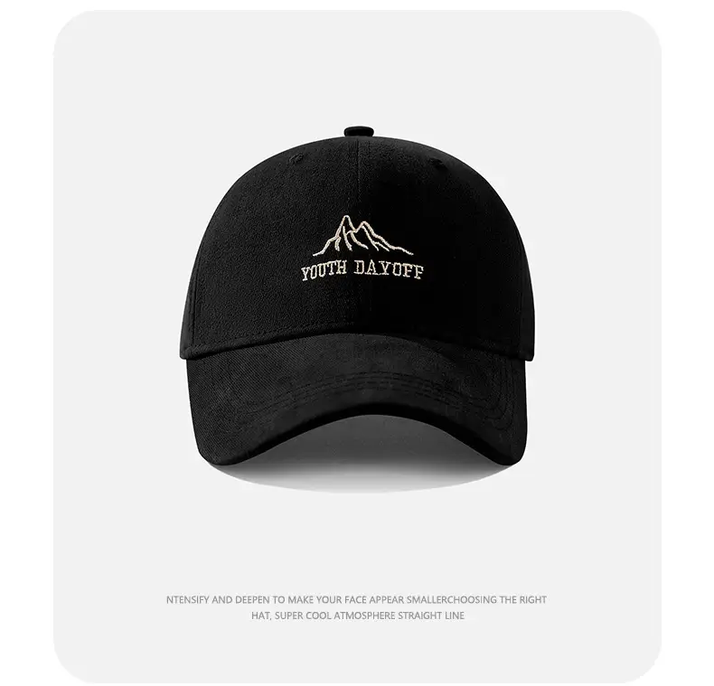 Red Mountain Peak Embroidered Baseball Cap for Kids Spring Summer 2025 — feature 18
