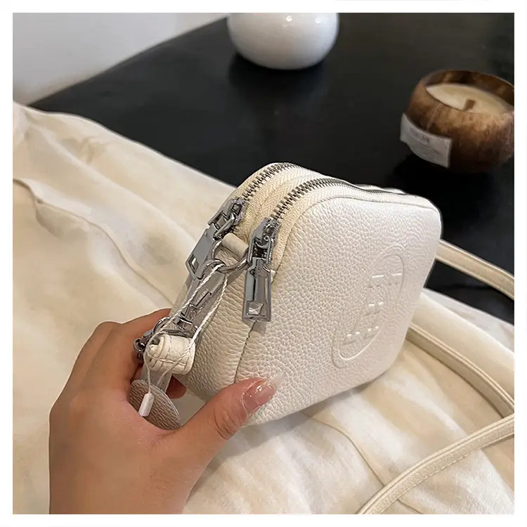 Black Cowhide Crossbody Bag for Women Multi Function — feature 26