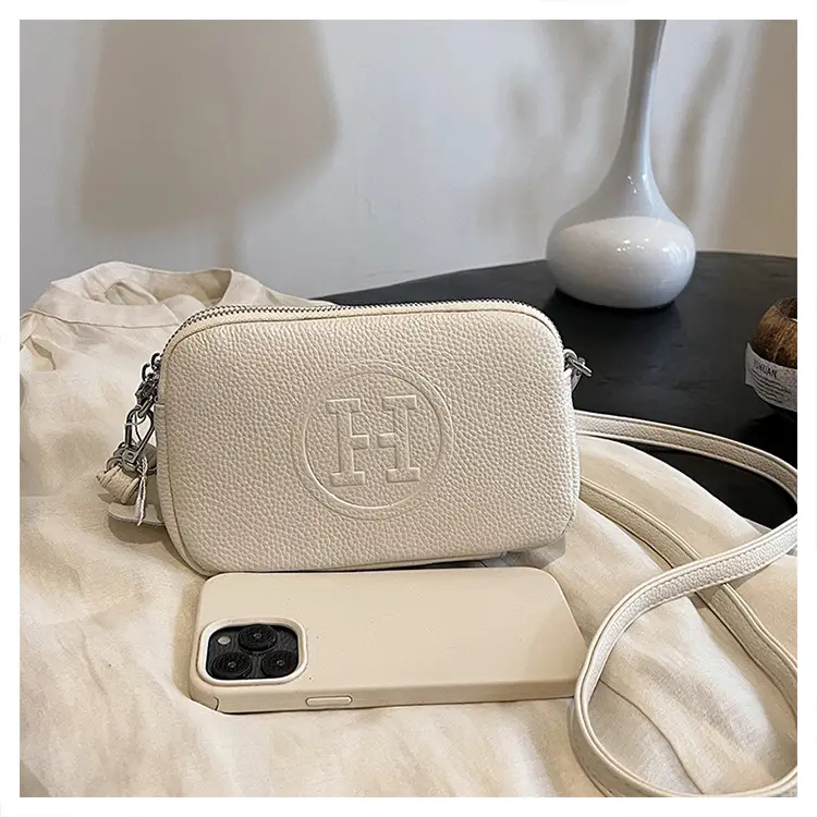 Black Cowhide Crossbody Bag for Women Multi Function — feature 32