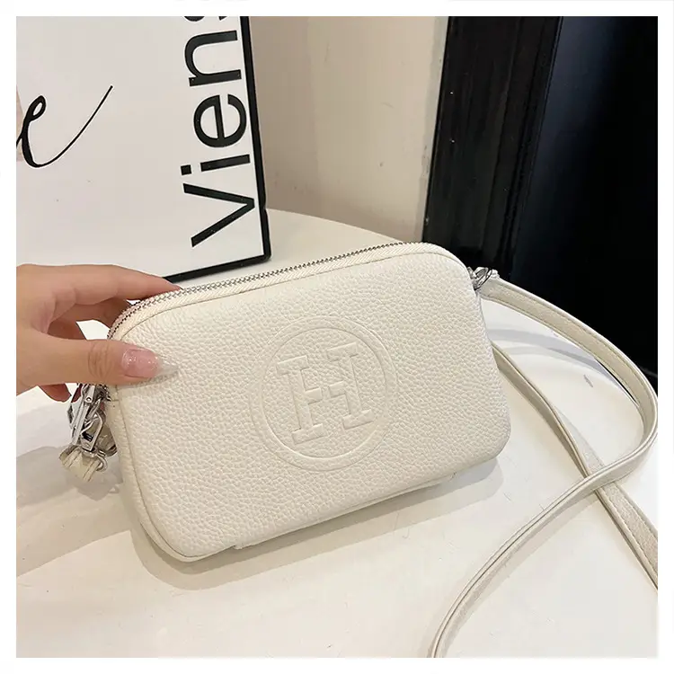 Black Cowhide Crossbody Bag for Women Multi Function — feature 39