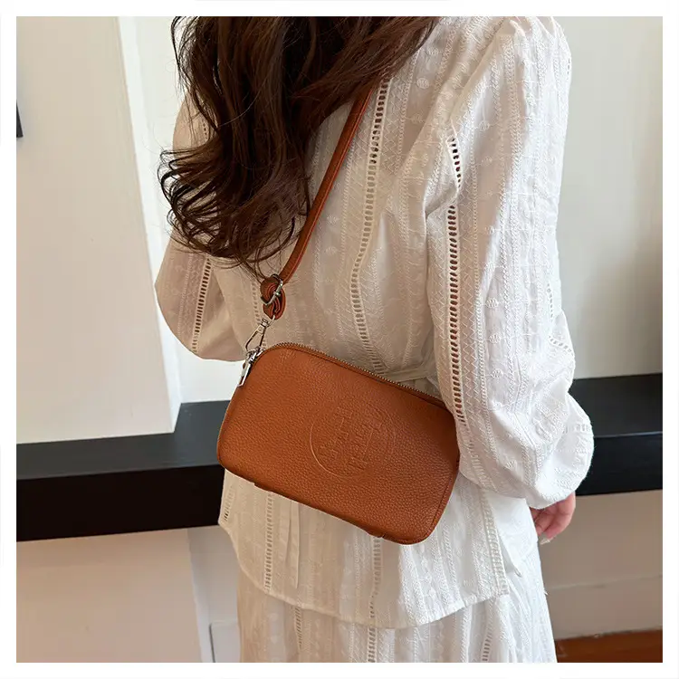 Black Cowhide Crossbody Bag for Women Multi Function — feature 43
