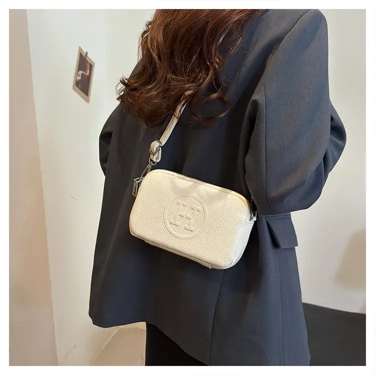 Black Cowhide Crossbody Bag for Women Multi Function — feature 50