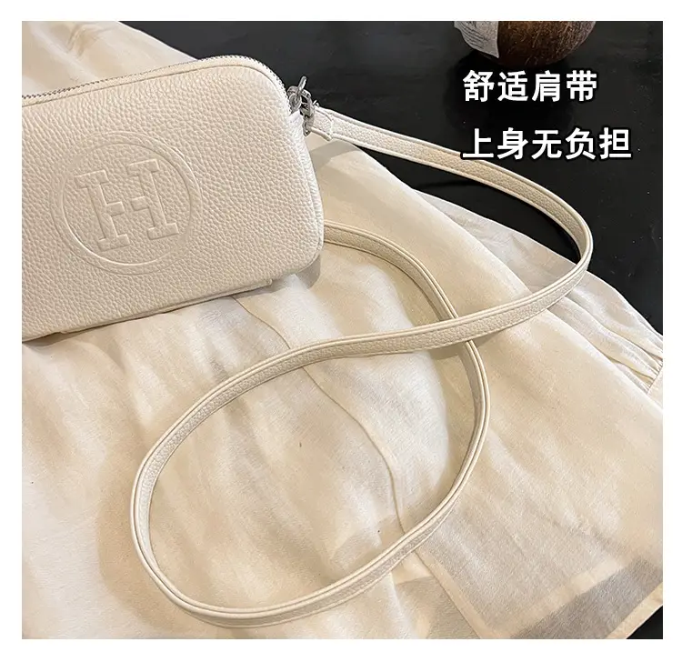 Black Cowhide Crossbody Bag for Women Multi Function — feature 6