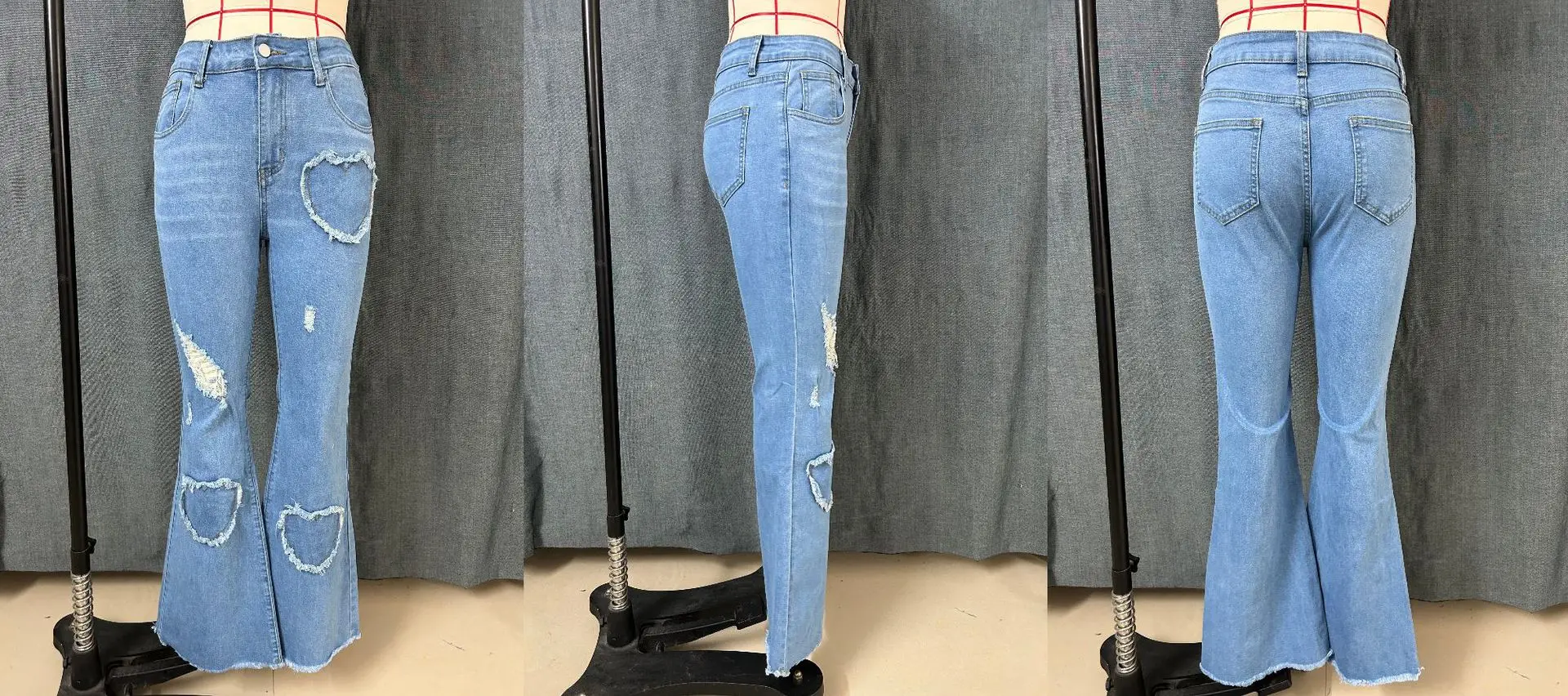 Women Pink Heart-Shaped Ripped Jeans 2025 — feature 20