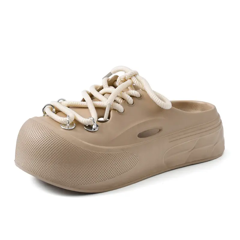 2025 New Slippers Women's Non-Slip Deodorant Summer Eva Slippers Non-Smelly Foot Dung Slippers Outdoor High-Level Slippers