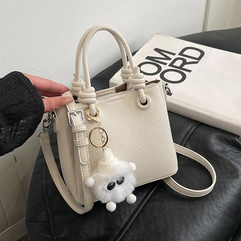 Women's Vintage Bucket Bag Tan 2025 New Arrival - Image 7