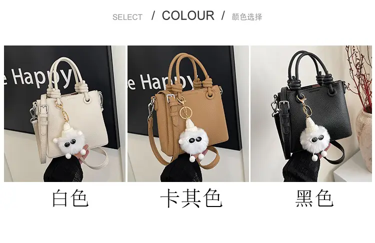 Women's Vintage Bucket Bag Tan 2025 New Arrival — feature 6