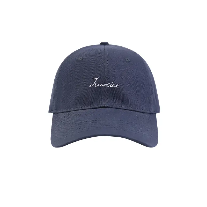2025 New Letter Embroidery Cap Women's Big Head Face Small Baseball Cap Korean Versatile Couple Cap Men