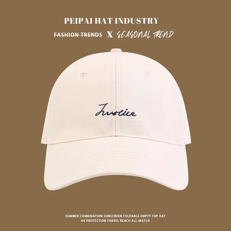 2025 New Letter Embroidery Cap Women's Big Head Face Small Baseball Cap Korean Versatile Couple Cap Men — feature 8