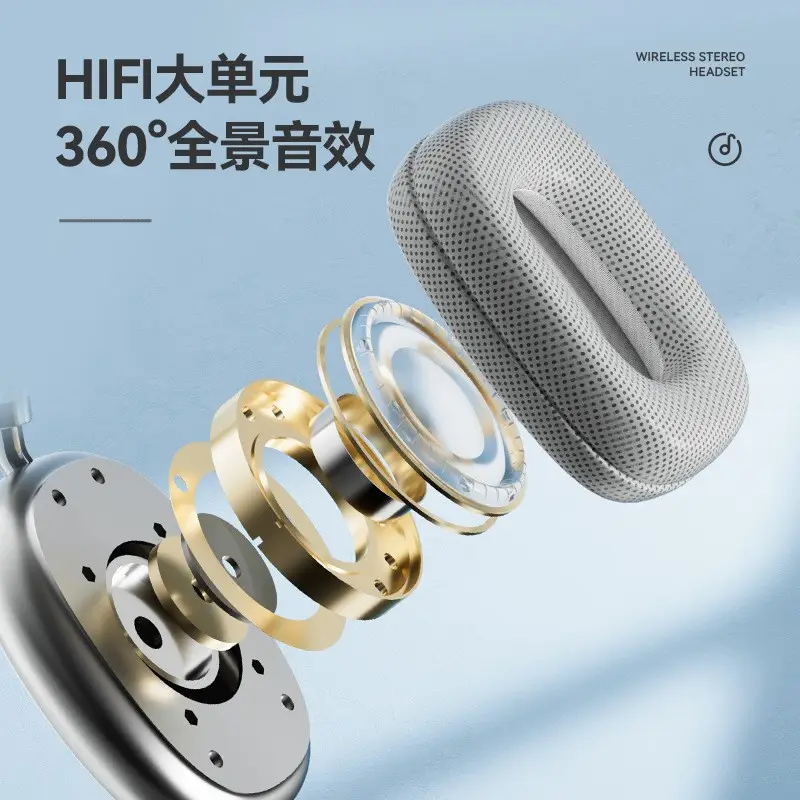 Wholesale cross-border explosions for Apple P9ProMax headset headset headset subwoofer wireless bluetooth headset