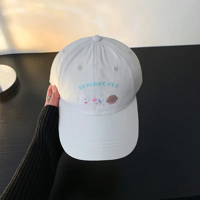 Mint Green Puppy Cap Women Spring Summer Sun Shade - Image 4