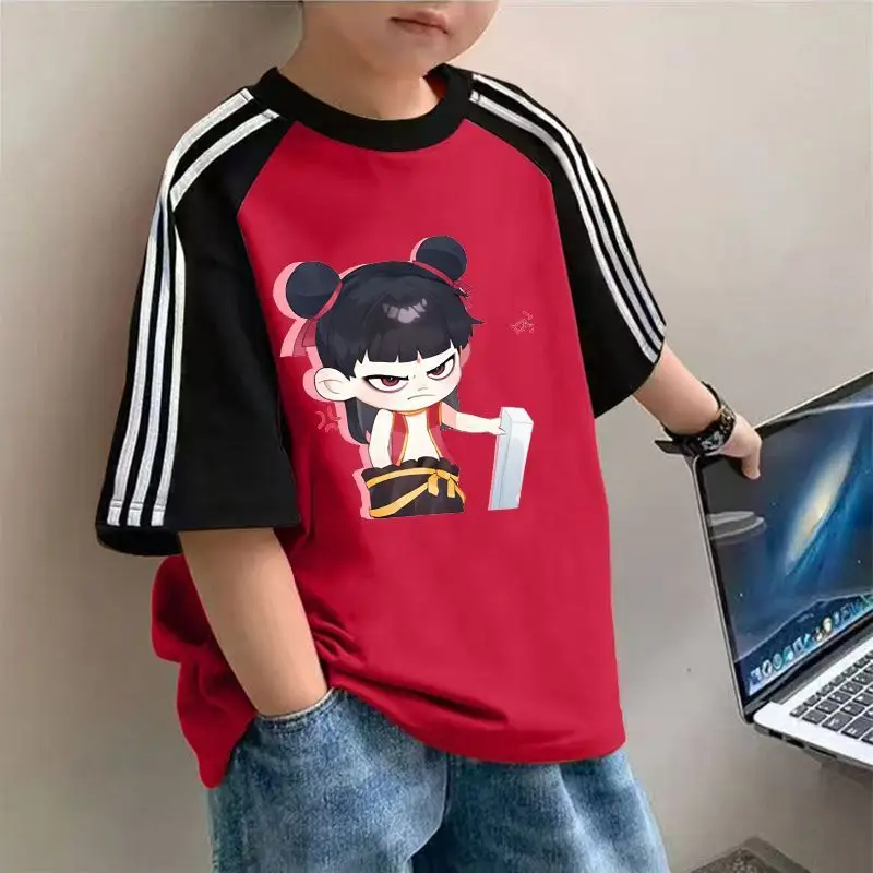 Boys Cotton Short Sleeve T-Shirt with Cute Print 2025 - Image 2