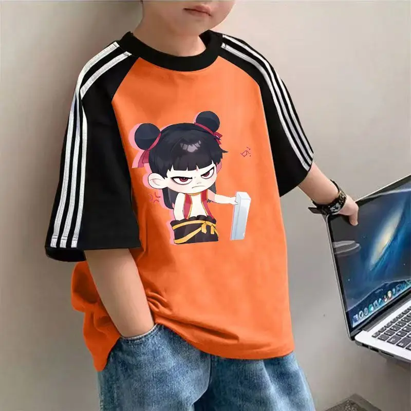 Boys Cotton Short Sleeve T-Shirt with Cute Print 2025 - Image 4