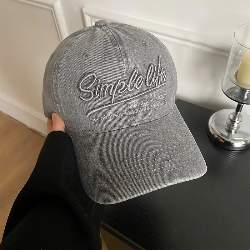 Women Retro Letter Embroidered Cap 2025 Spring New Style - Image 2